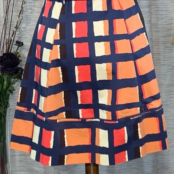 Jessica Simpson multicolored blocks halter dress. - Picture 10 of 16